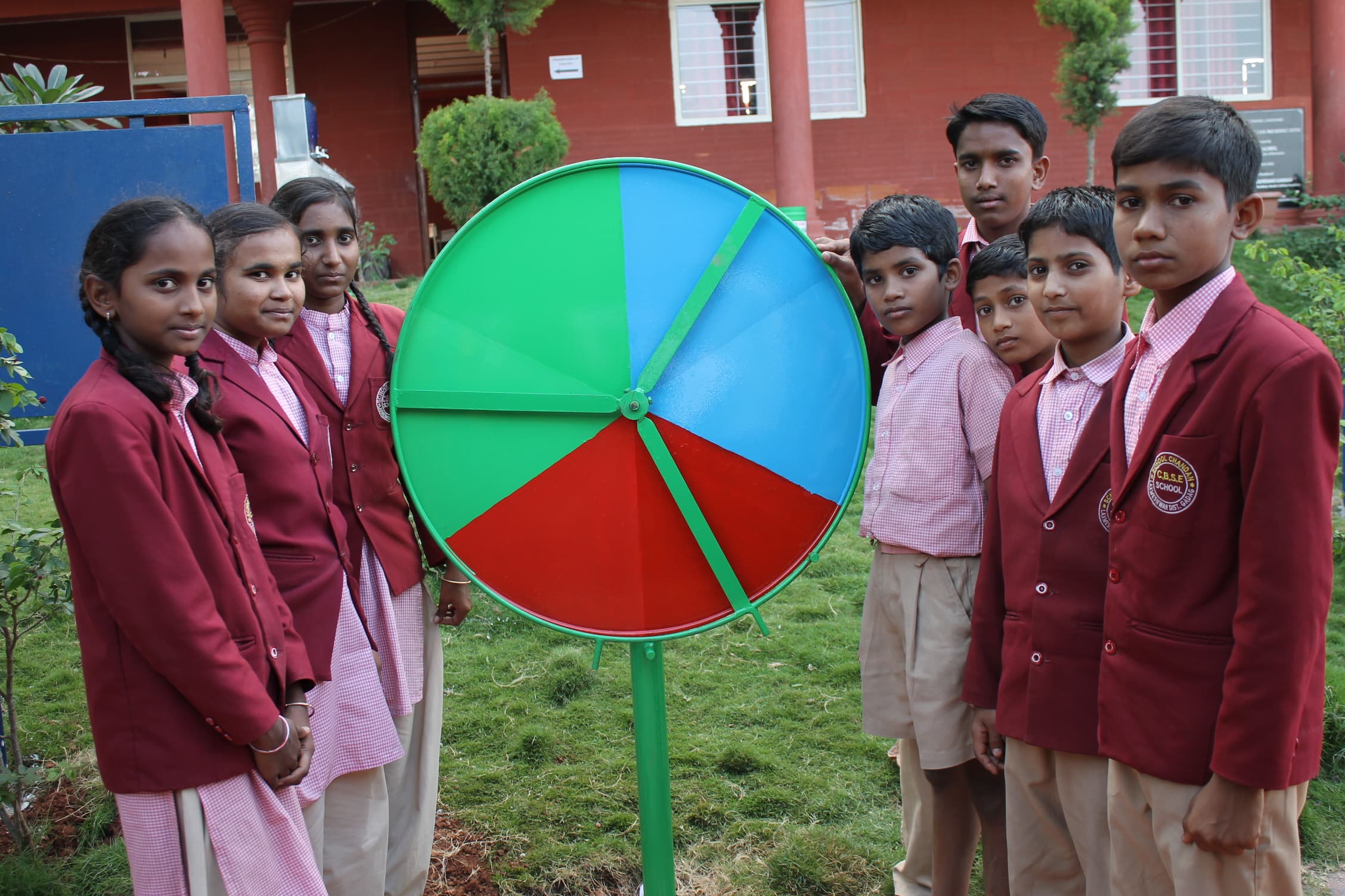 Students participating in school sports and physical activities
